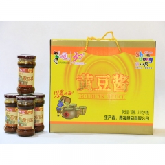 【山妞】青援黄豆酱210g*8瓶地方特色产品礼盒装小吃调料调味品拌饭拌面酱
